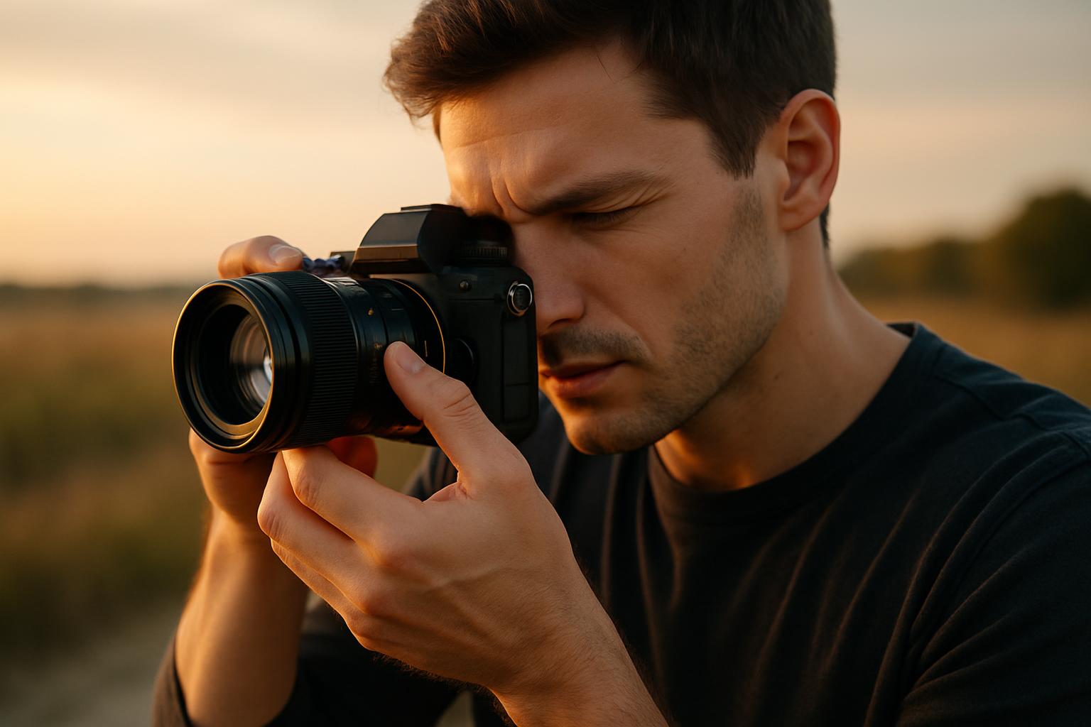 Anello Di Messa A Fuoco Manuale Tiuimk Per Fotocamera DSLR – Piccolo, Leggero, Con Leva Di Scala E Ingranaggio Per Zoom Preciso